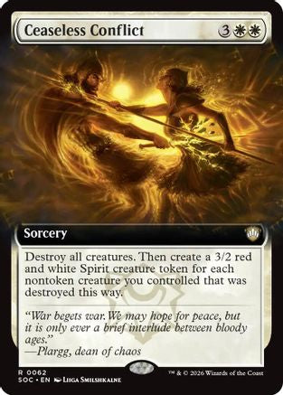 Ceaseless Conflict (Extended Art) [Secrets of Strixhaven Commander]