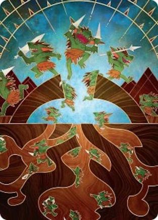 Empty the Warrens Art Card [Secrets of Strixhaven Art Series]