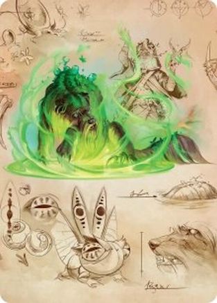 Germination Practicum Art Card [Secrets of Strixhaven Art Series]
