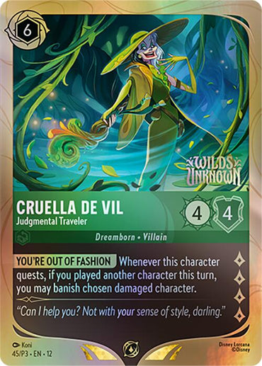 Cruella De Vil - Judgmental Traveler (45) [Promo Cards]