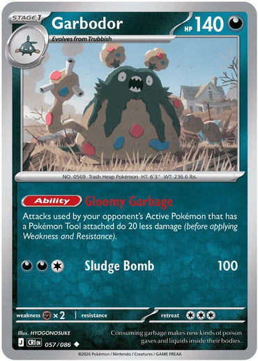 Garbodor (057/086) [Mega Evolution: Chaos Rising]