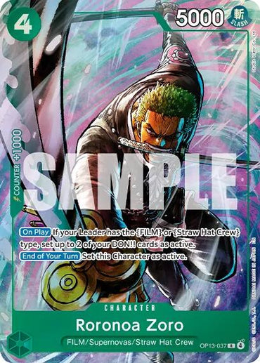 Roronoa Zoro (Premium Card Collection -Best Selection Vol. 6-) [One Piece Promotion Cards]
