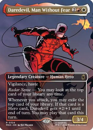 Daredevil, Man Without Fear (Borderless) (0324) [Marvel Super Heroes]