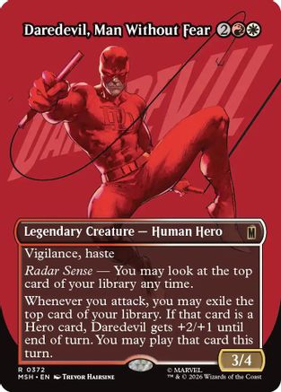 Daredevil, Man Without Fear (Borderless) (0372) [Marvel Super Heroes]