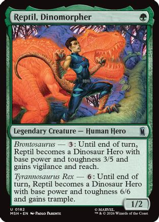 Reptil, Dinomorpher [Marvel Super Heroes]