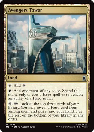 Avengers Tower (Surge Foil) [Marvel Super Heroes]