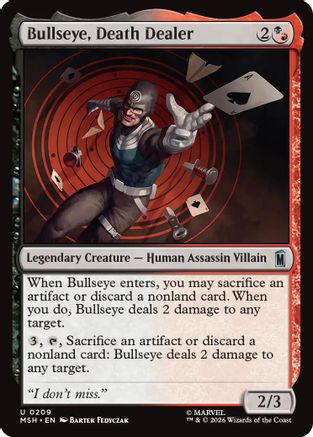 Bullseye, Death Dealer [Marvel Super Heroes]