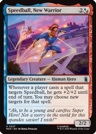 Speedball, New Warrior [Marvel Super Heroes]