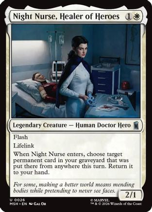 Night Nurse, Healer of Heroes [Marvel Super Heroes]