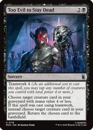 Too Evil to Stay Dead [Marvel Super Heroes]
