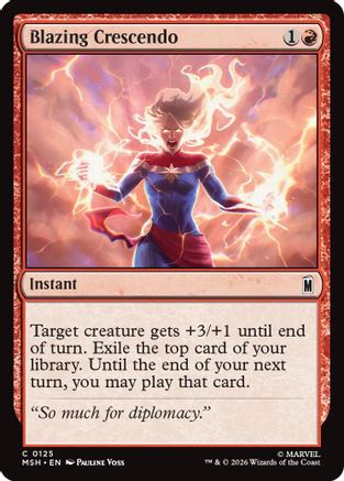 Blazing Crescendo [Marvel Super Heroes]