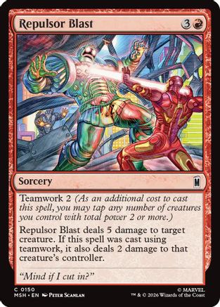 Repulsor Blast [Marvel Super Heroes]