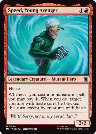 Speed, Young Avenger (Surge Foil) [Marvel Super Heroes]