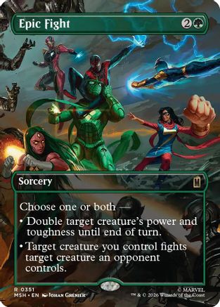 Epic Fight (Borderless) [Marvel Super Heroes]