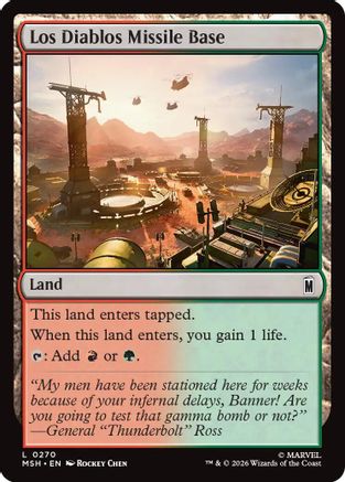 Los Diablos Missile Base [Marvel Super Heroes]