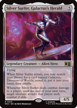 Silver Surfer, Galactus's Herald (Surge Foil) [Marvel Super Heroes Commander]