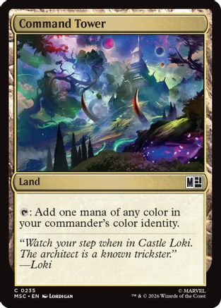 Command Tower (0235) (Surge Foil) [Marvel Super Heroes Commander]