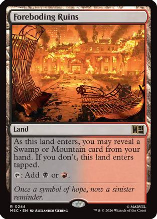 Foreboding Ruins (Surge Foil) [Marvel Super Heroes Commander]