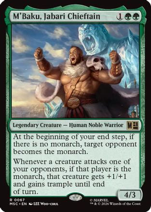 M'Baku, Jabari Chieftain [Marvel Super Heroes Commander]
