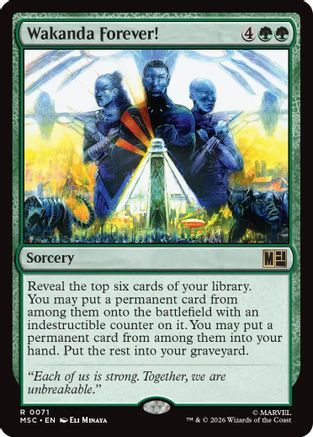 Wakanda Forever! [Marvel Super Heroes Commander]