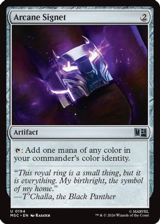 Arcane Signet (0194) (Surge Foil) [Marvel Super Heroes Commander]