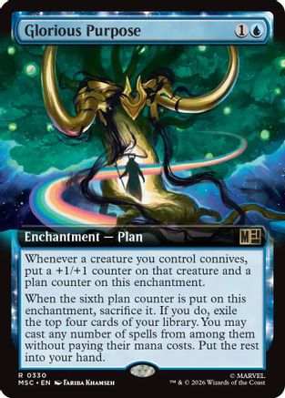 Glorious Purpose (Extended Art) [Marvel Super Heroes Commander]