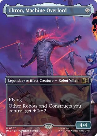Ultron, Machine Overlord (Borderless) [Marvel Super Heroes Commander]