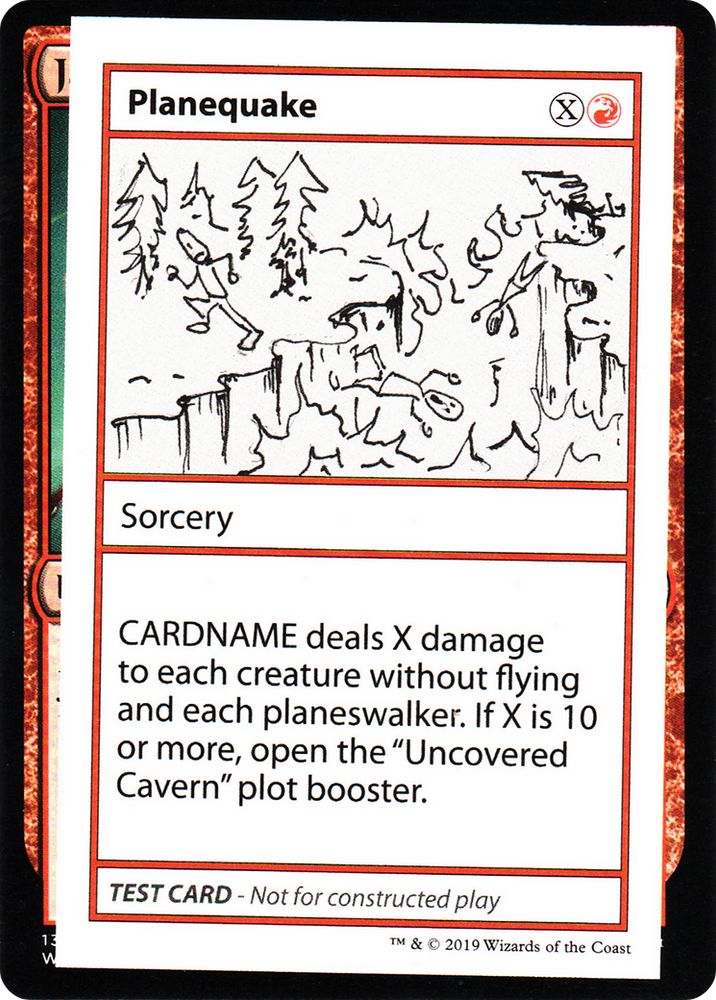 Planequake (2021 Edition) [Mystery Booster Playtest Cards]