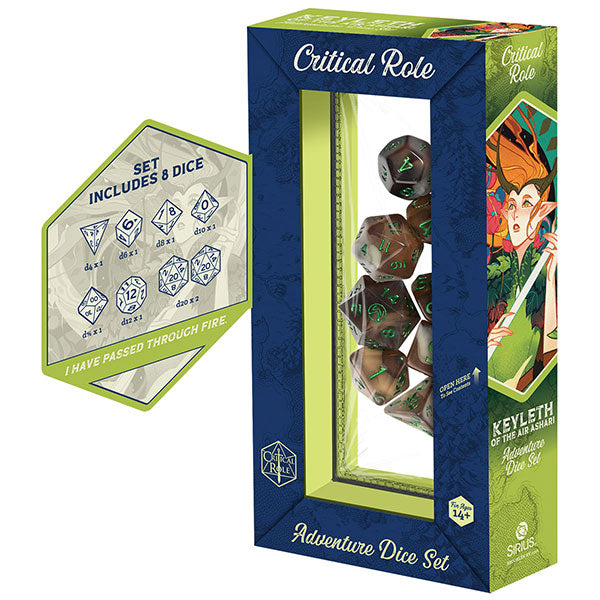 7-Die Set Vox Machina Adventure Dice: Keyleth