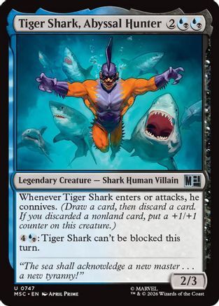 Tiger Shark, Abyssal Hunter [Marvel Super Heroes Commander]