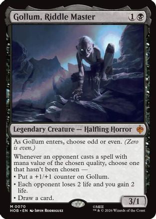 Gollum, Riddle Master [The Hobbit]