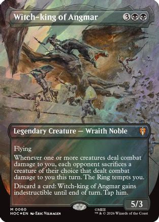 Witch-king of Angmar (Borderless) (Surge Foil) [The Hobbit: Eternal-Legal]