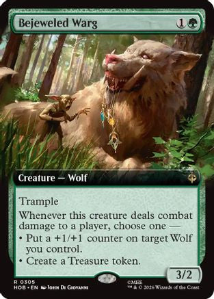 Bejeweled Warg (Extended Art) [The Hobbit]