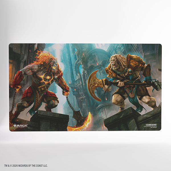 MTG Shiny Playmat- Reality Fracture-  Ajani, Path of Vengeance/Ajani, Counterattack Leader