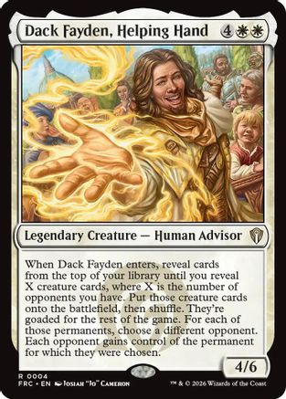 Dack Fayden, Helping Hand [Reality Fracture Commander]