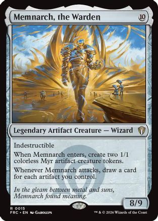 Memnarch, the Warden [Reality Fracture Commander]