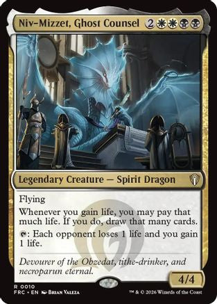 Niv-Mizzet, Ghost Counsel [Reality Fracture Commander]