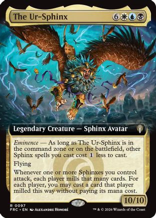 The Ur-Sphinx (Extended Art) [Reality Fracture Commander]