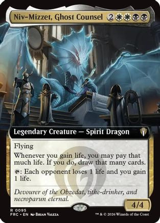 Niv-Mizzet, Ghost Counsel (Extended Art) [Reality Fracture Commander]