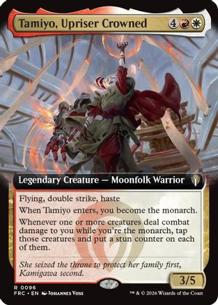 Tamiyo, Upriser Crowned (Extended Art) [Reality Fracture Commander]
