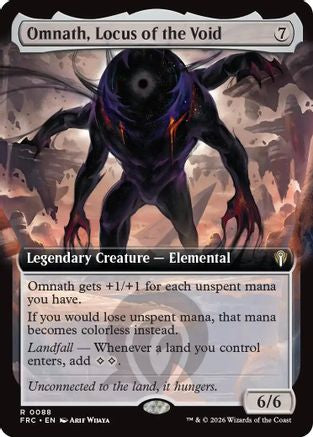 Omnath, Locus of the Void (Extended Art) [Reality Fracture Commander]