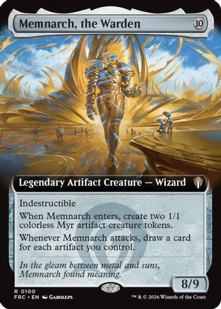 Memnarch, the Warden (Extended Art) [Reality Fracture Commander]
