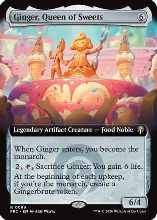 Ginger, Queen of Sweets (Extended Art) [Reality Fracture Commander]
