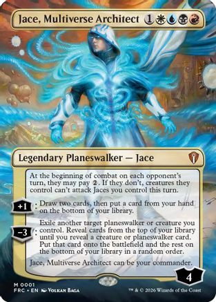 Jace, Multiverse Architect (Borderless) [Reality Fracture Commander]