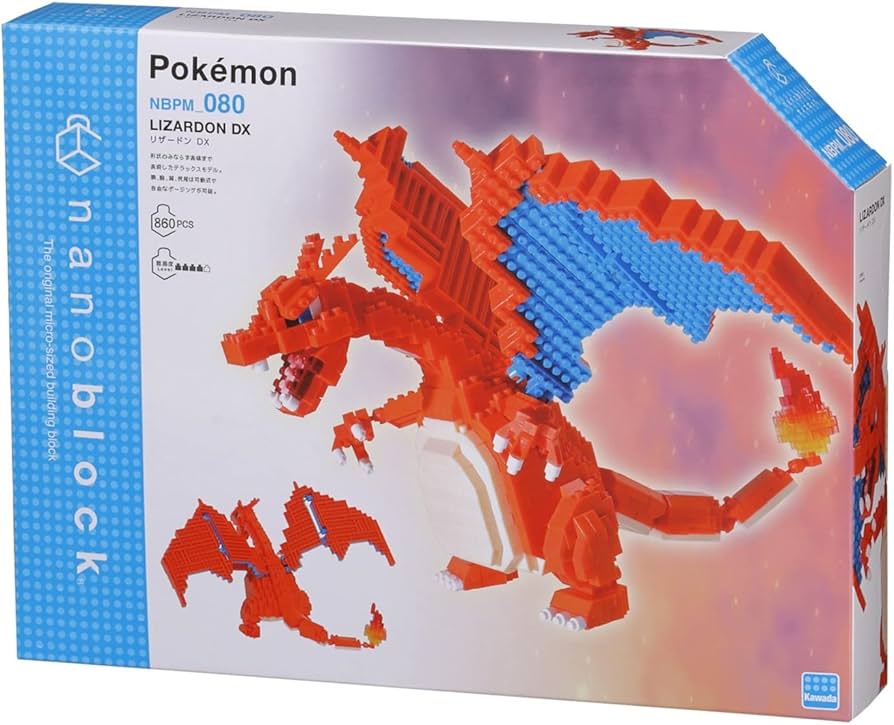 Nanoblock: Pokemon - Charizard Deluxe Edition