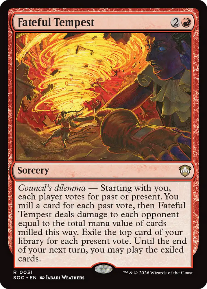 Fateful Tempest [Secrets of Strixhaven Commander]