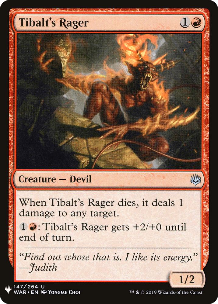 Tibalt's Rager [Mystery Booster]