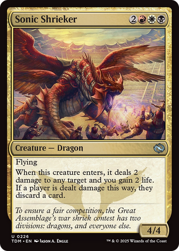 Sonic Shrieker [Tarkir: Dragonstorm]