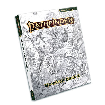 Pathfinder RPG, 2e: Monster Core 2, Sketch Cover