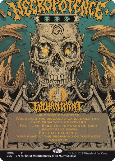 Necropotence (Borderless Alternate Art) [Secret Lair Countdown Kit]